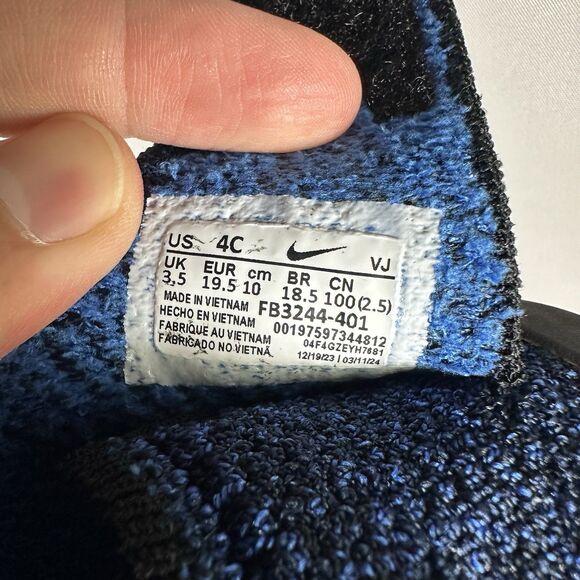 Nike Swoosh 1 TD College Navy Toddler Infant Casual Shoes Size 4C FB3244 401 - Picture 6 of 6